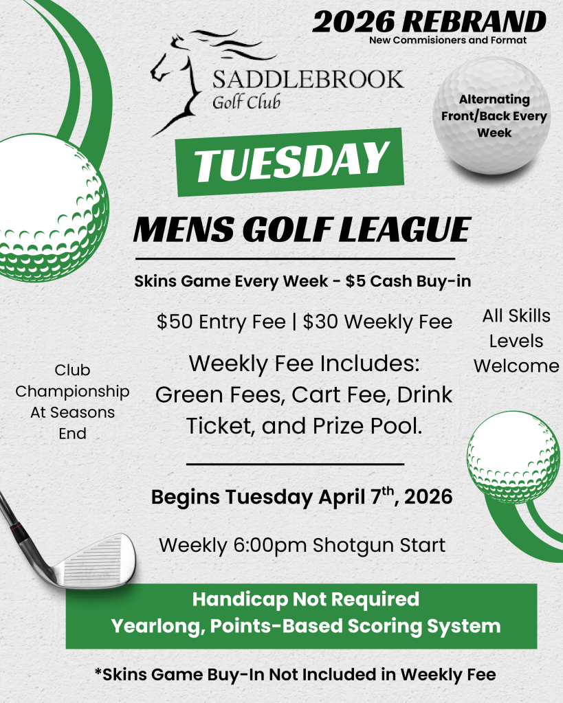 2026 Mens League Flyer